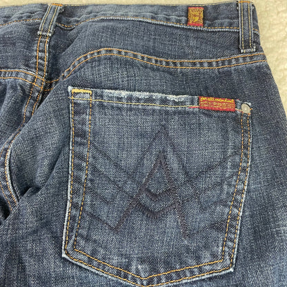 7 Seven For All Mankind Brett Dark Wash Bootcut Jeans