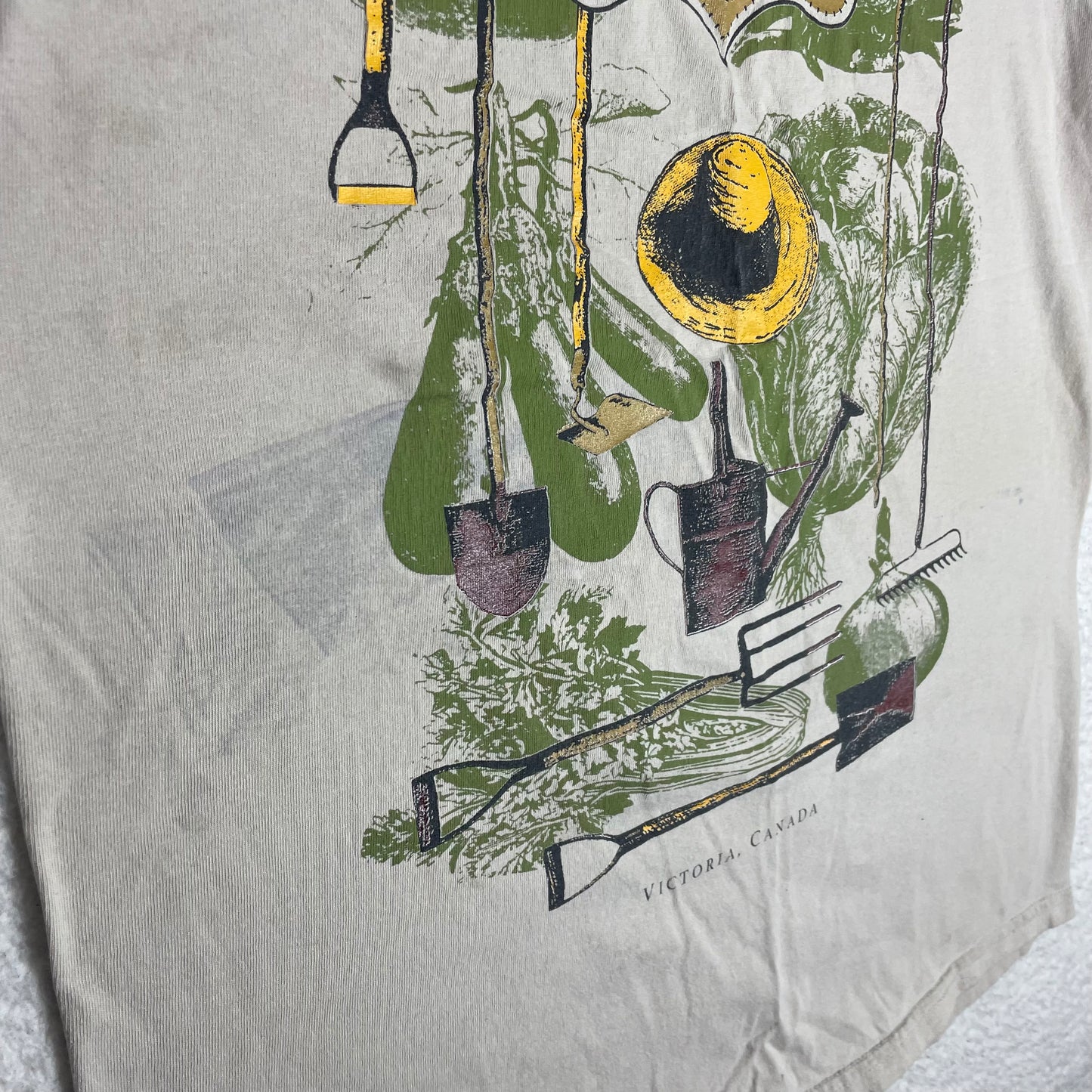 Vintage Head Gardener Victoria British Columbia Graphic Shirt