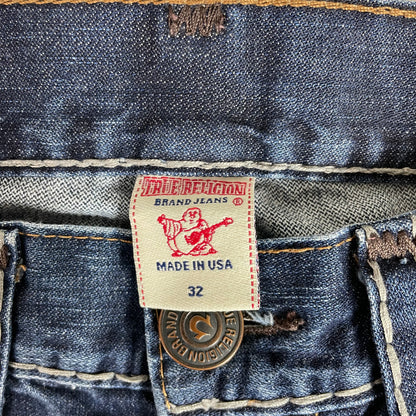 Vintage True Religion Medium Wash Blue Bootcut Jeans