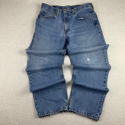 Vintage Levis 550 Baggy Barrel Relax Fit Light Wash Jeans