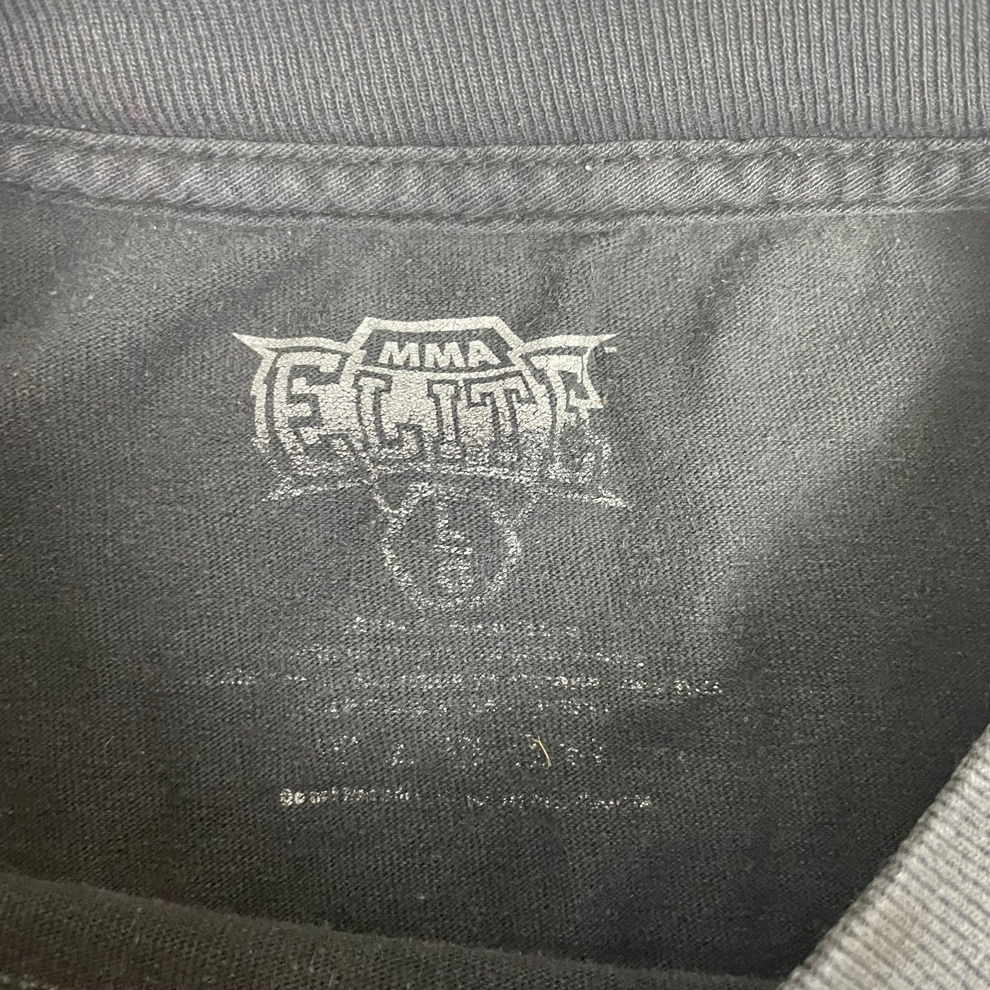 Affliction Style MMA Elite Cyber Grunge Black Shirt