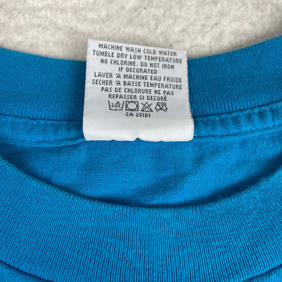 Vintage Blue March For Jesus Christian Single Stitch Graphic Shirt XL