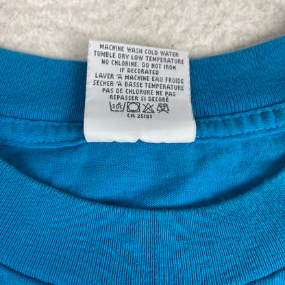 Vintage Blue March For Jesus Christian Single Stitch Graphic Shirt XL