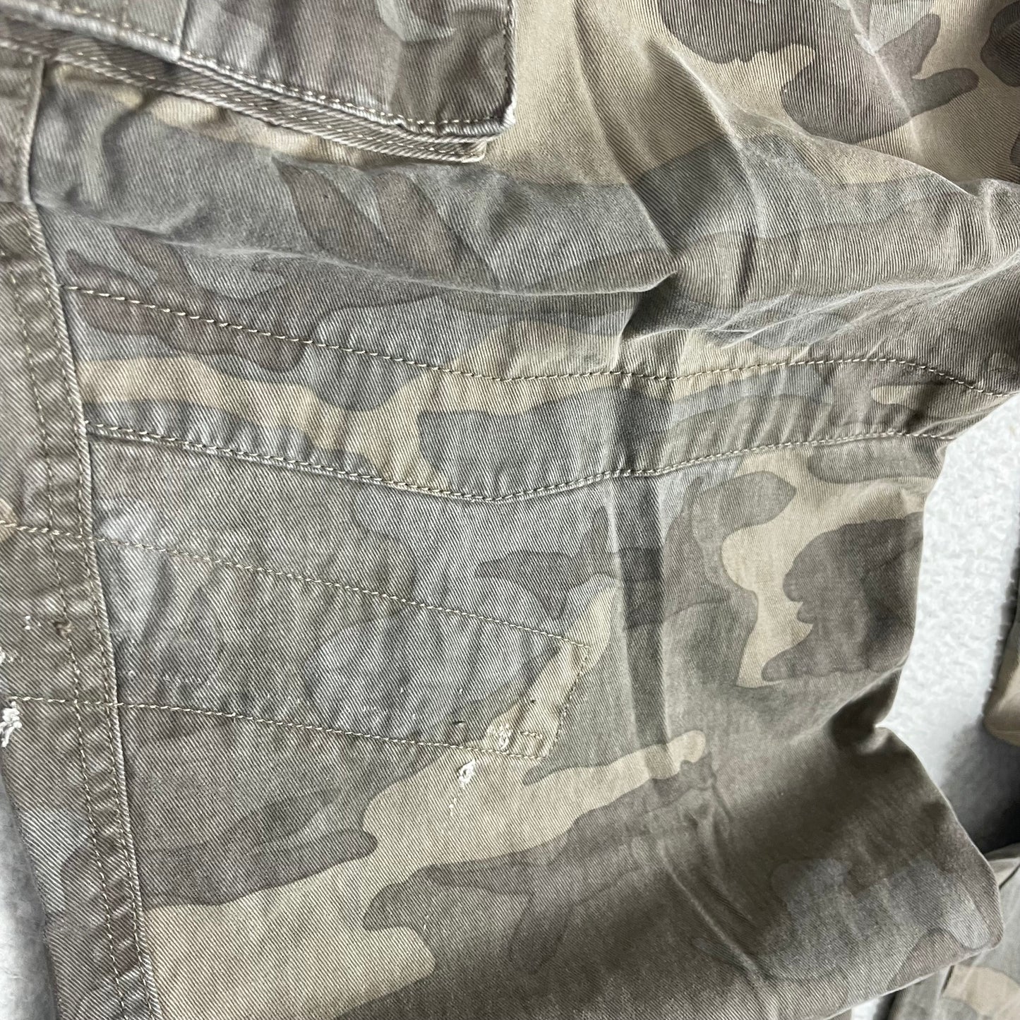 Vintage Super Baggy Woodland Camo Pants