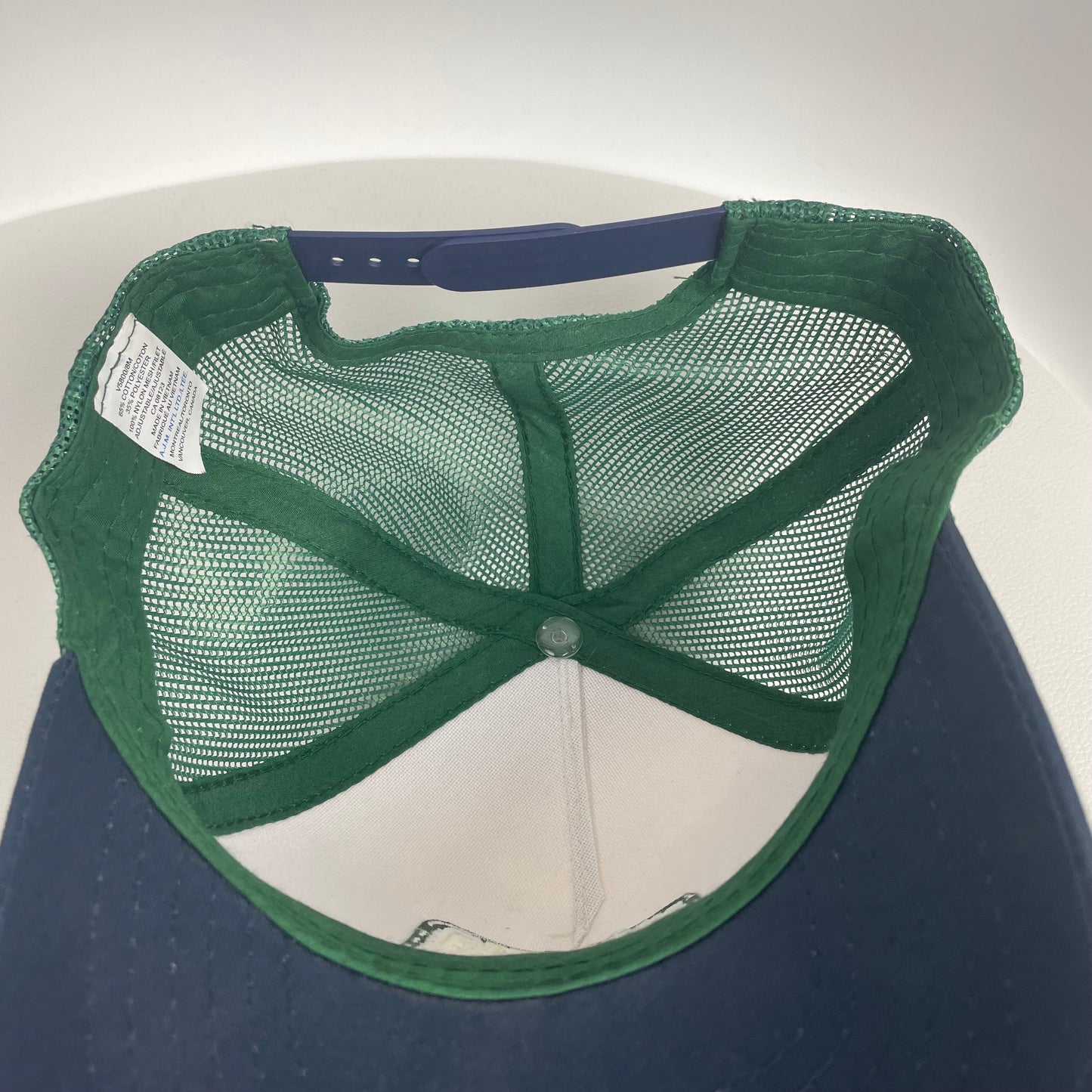 Vintage Sublime Band Green Blue Trucker Hat