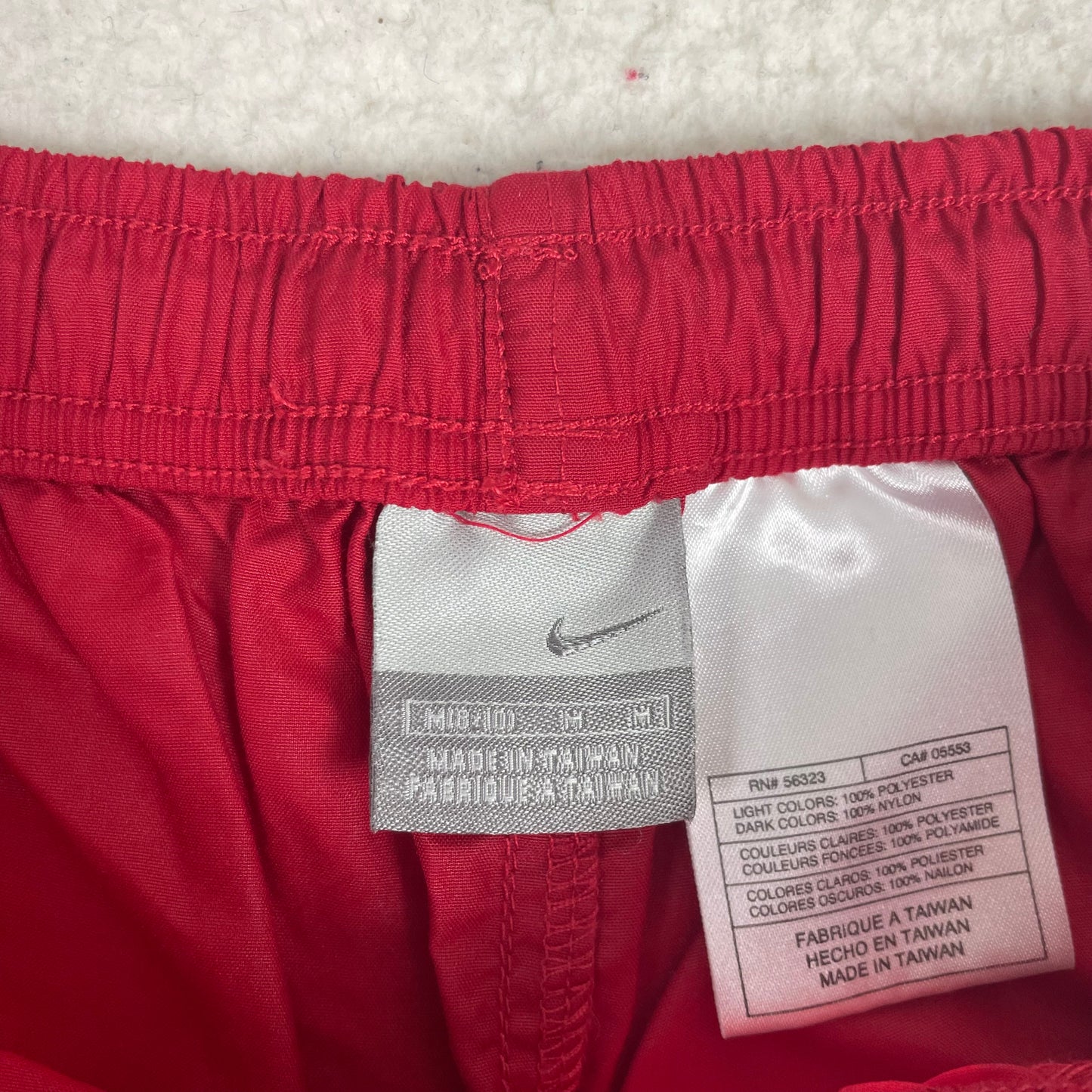Vintage Nike Running Red Track Shorts
