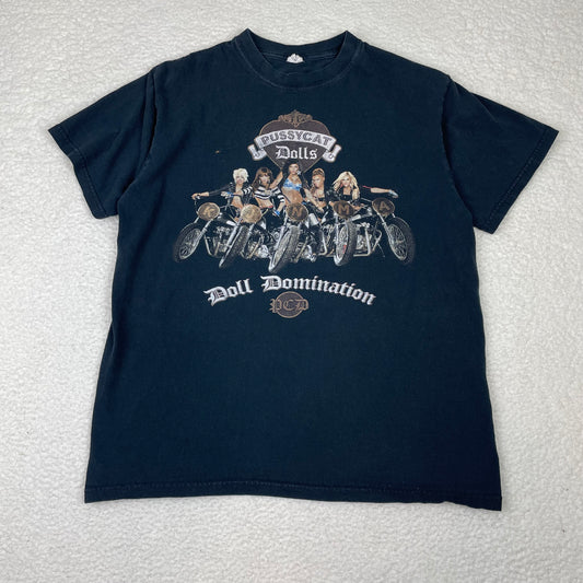 Y2K Pussycat Dolls World Domination Tour 2009 Black Shirt