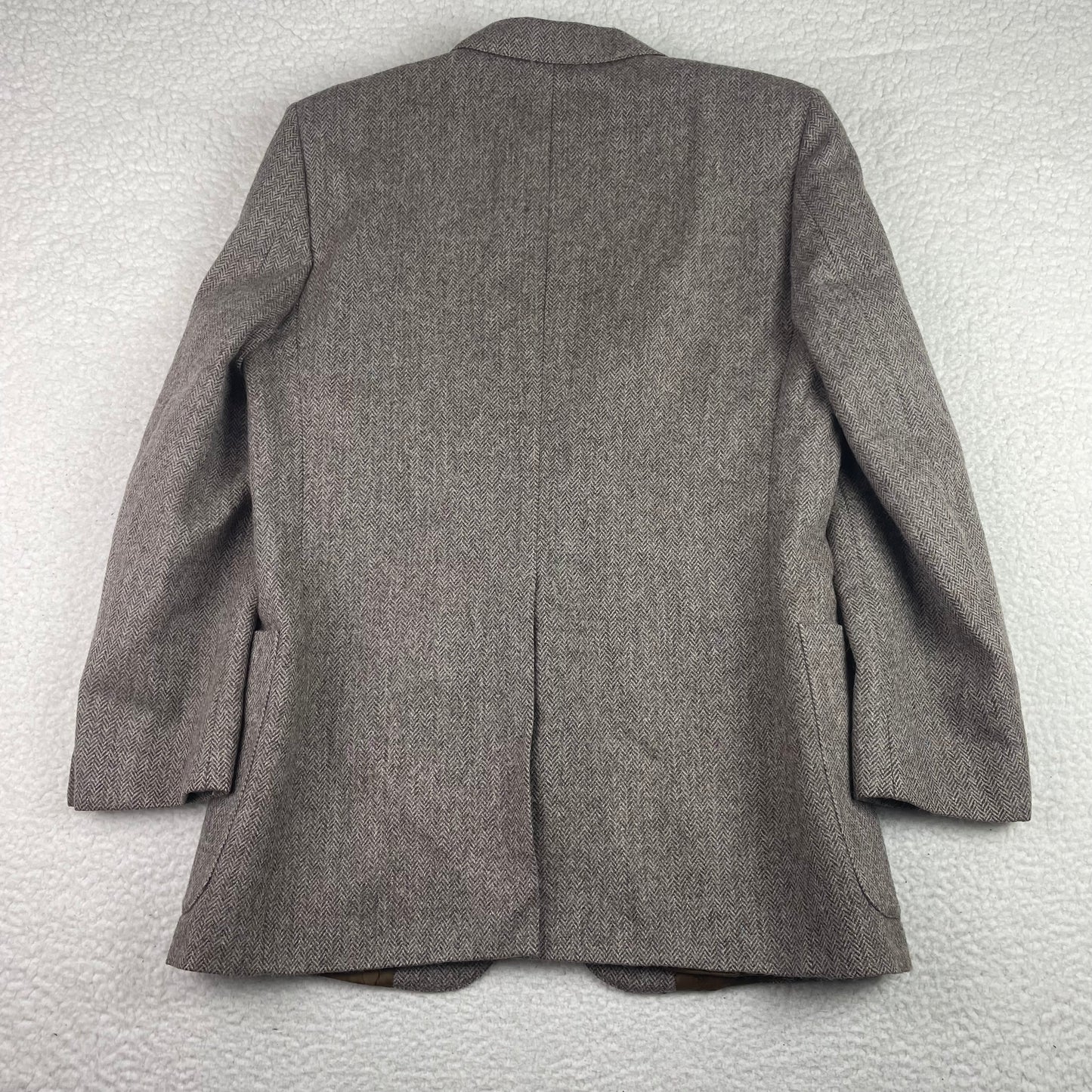 Vintage 100% Virgin Wool Twill Einstein Blazer