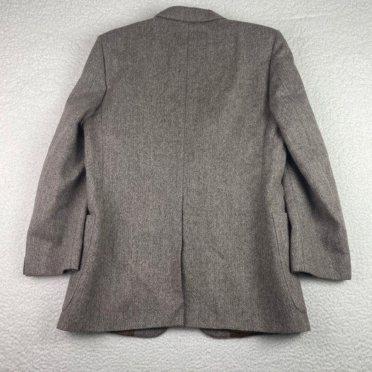 Vintage 100% Virgin Wool Twill Einstein Blazer