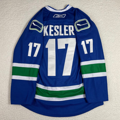 Reebok Vancouver Canucks Jersey 2011 Stanley Cup Ryan Kesler Fight Strap