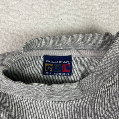 Vintage Bullhead Boxy Fit Ribbed Pullover Sweatshirt