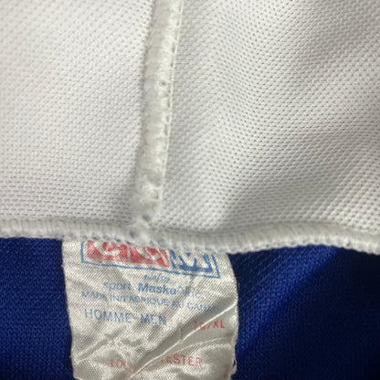 Vintage CCM USA Hockey Jersey Blue White Red Made in Canada