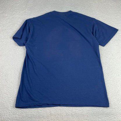 Vintage Jerzees Blue Bettie Page Las Vegas Pinup Graphic T-Shirt L
