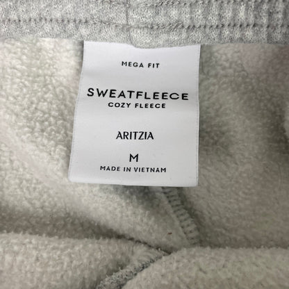 Aritzia Grey Cozy Fleece Mega Fit Wide Leg Baggy Pants M