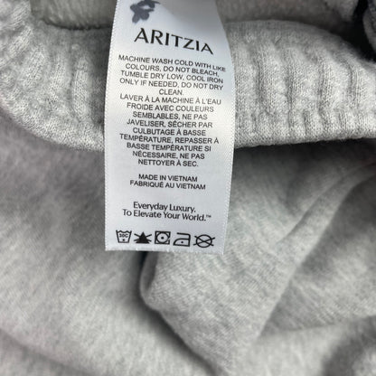 Aritzia Grey Cozy Fleece Mega Fit Wide Leg Baggy Pants M