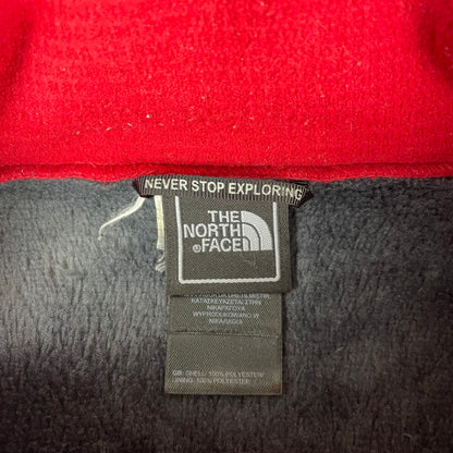 The North Face Red Grey Fleece Denali Style Jacket XL Gorpcore Outdoors