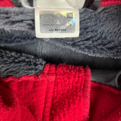 The North Face Red Grey Fleece Denali Style Jacket XL Gorpcore Outdoors