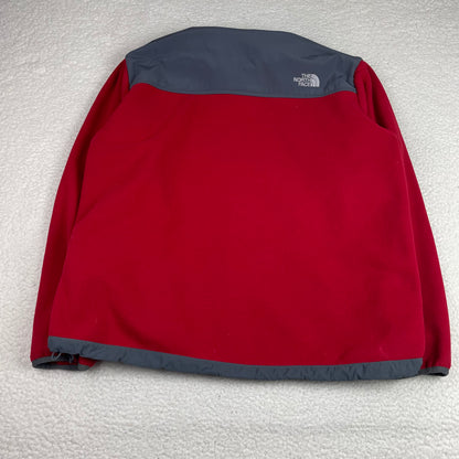 The North Face Red Grey Fleece Denali Style Jacket XL Gorpcore Outdoors