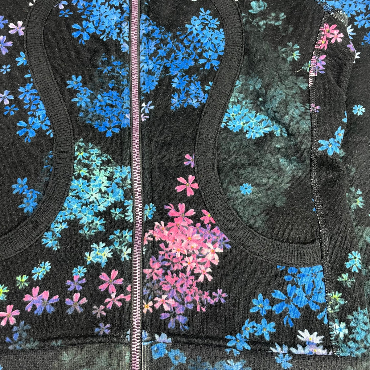 Lululemon Floral Scuba Full Zip Hoodie (XS) Rare Y2K Athleisure