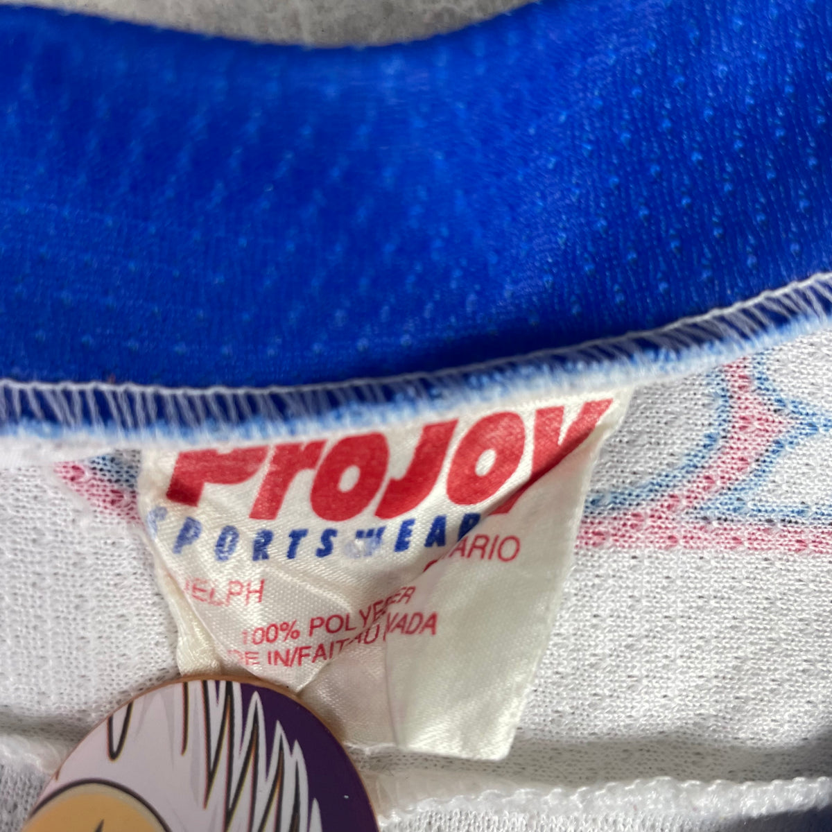 Vintage Projoy Columbus Landsharks Lacrosse Graphic Hockey Jersey XL