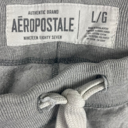 Y2K Aeropostale Grey A87 Graphic Baggy Pants L Streetwear