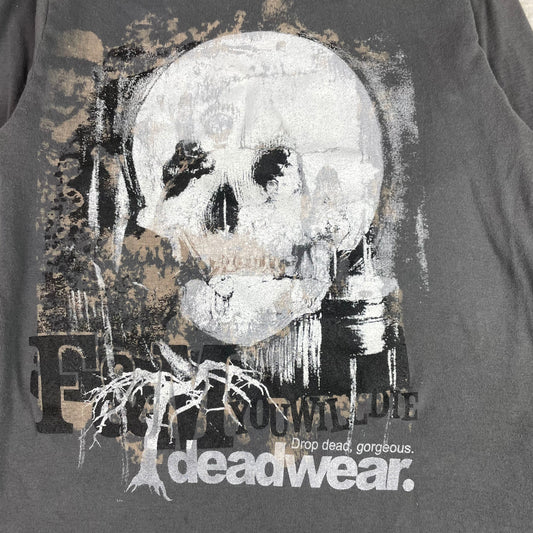 Y2K American Apparel Drop Dead Gorgeous Long Sleeve Shirt S Emo Band