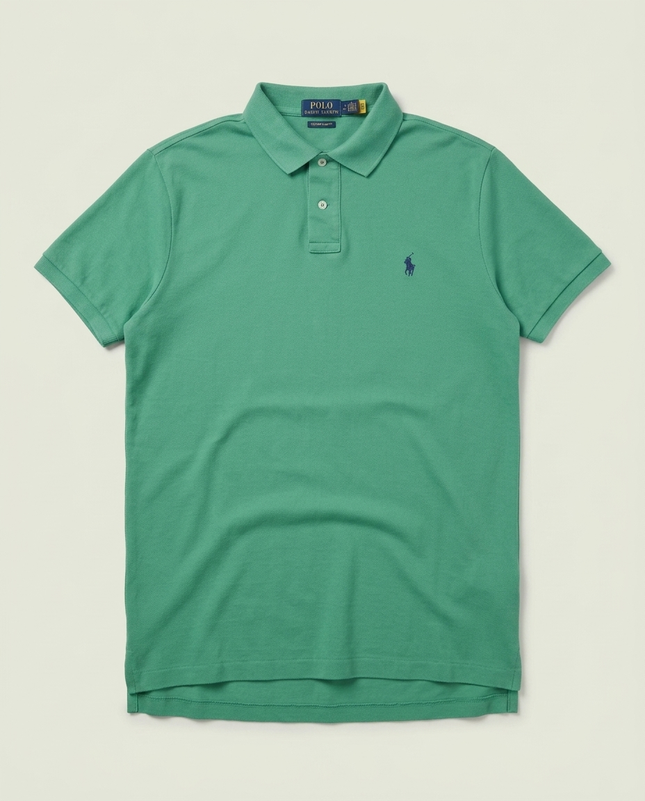 Polo Ralph Lauren Green Custom Slim Fit Polo XL Preppy Golf
