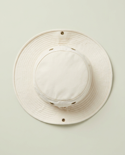Tilley Off-White Cotton Duck Safari Hat 7 3/4 Gorpcore Made In Canada