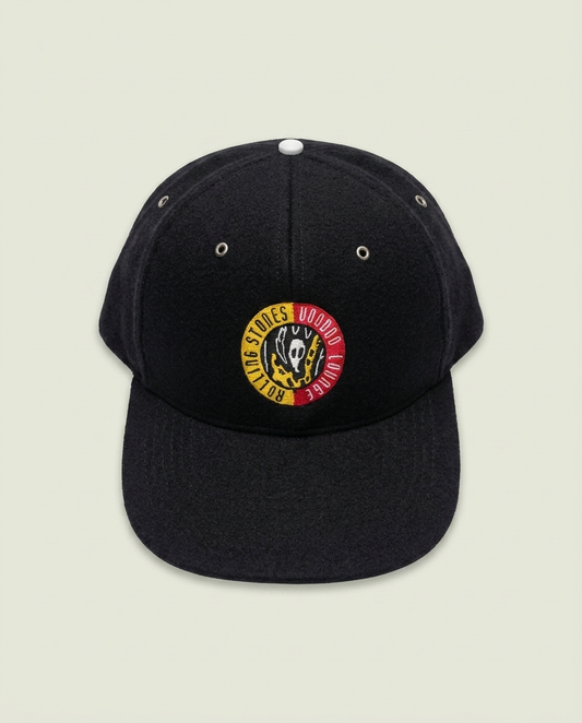 Vintage Rolling Stones Black Voodoo Lounge Wool Hat One Size 1994 Brockum