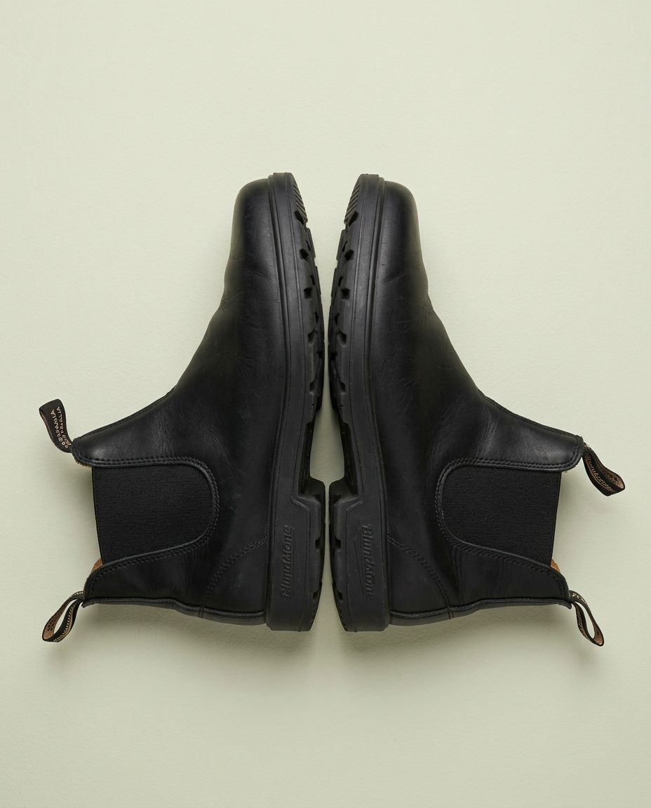 Blundstone Black Leather Chelsea Boots 9.5
