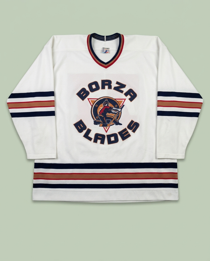 Vintage CCM Rare Edmont Oilers Oilman Hockey Jersey 2XL