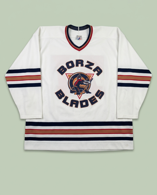 Vintage CCM Rare Edmont Oilers Oilman Hockey Jersey 2XL