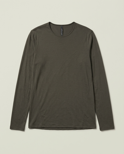 Arc'teryx Veilance Olive Grey Long Sleeve Shirt XS