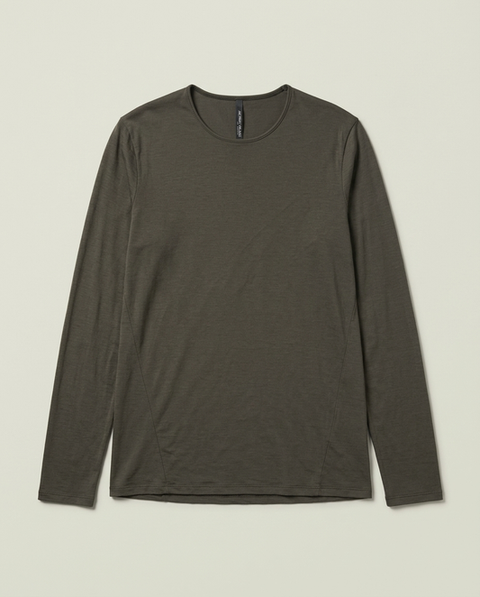 Arc'teryx Veilance Olive Grey Long Sleeve Shirt XS