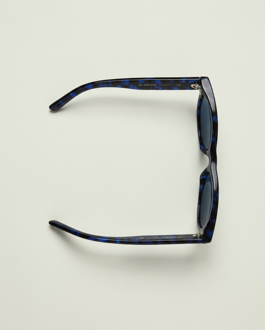 Burberry Blue Zebra Print B 4149 Sunglasses 53mm Designer Italy