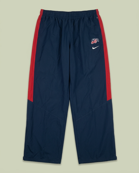 Nike Navy Blue Red USA Team Storm-Fit Windbreaker Track Pants XL